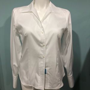 Calvin Klein Non-Iron Shirt size 14 French cuffs
